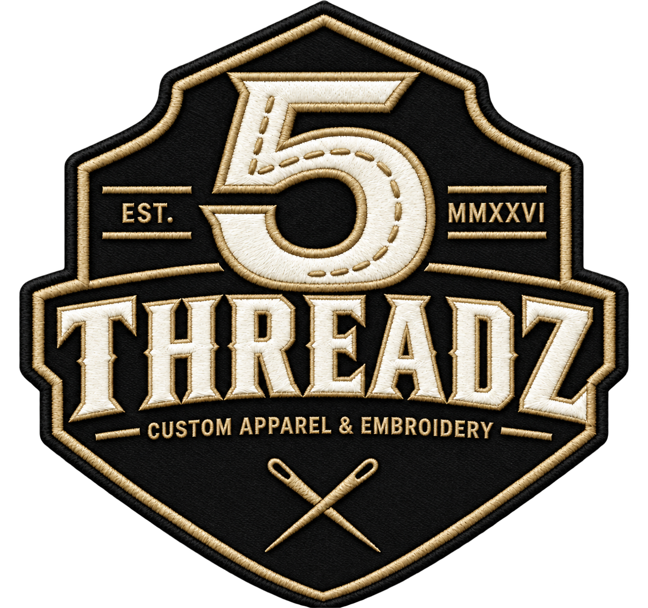 5threadz — Custom Apparel & Embroidery, established 2026